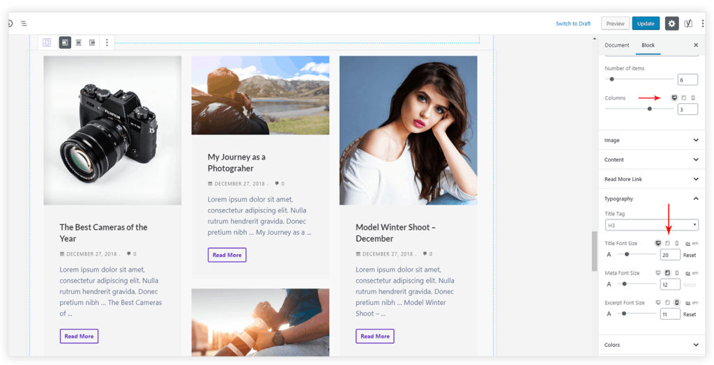 Build Responsive Pages with Mobile Editing Block Controls Spectra Resposnive Controls Update