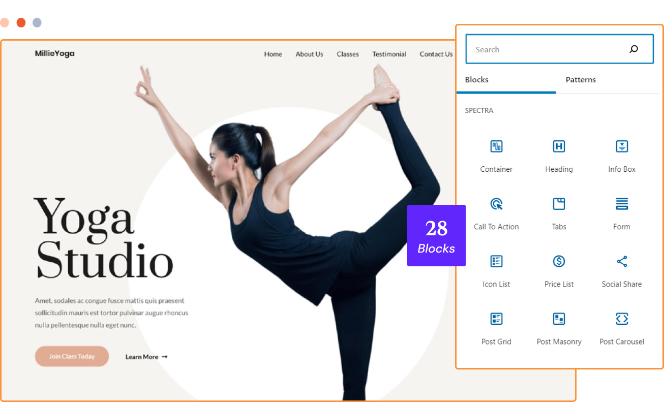 spectra free wordpress page builder plugin