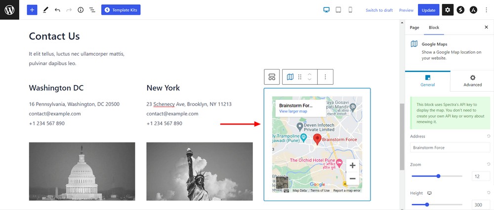 how to add construction to google maps