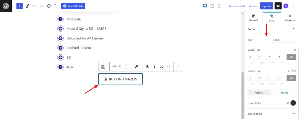 Customize border
