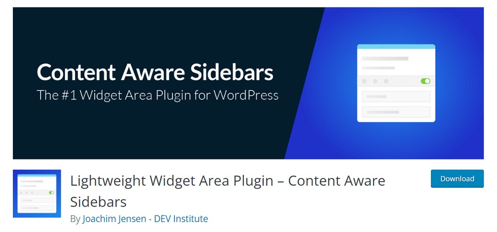 How to create a custom WordPress archive page - An easy to follow guide Lightweight Widget Area plugin