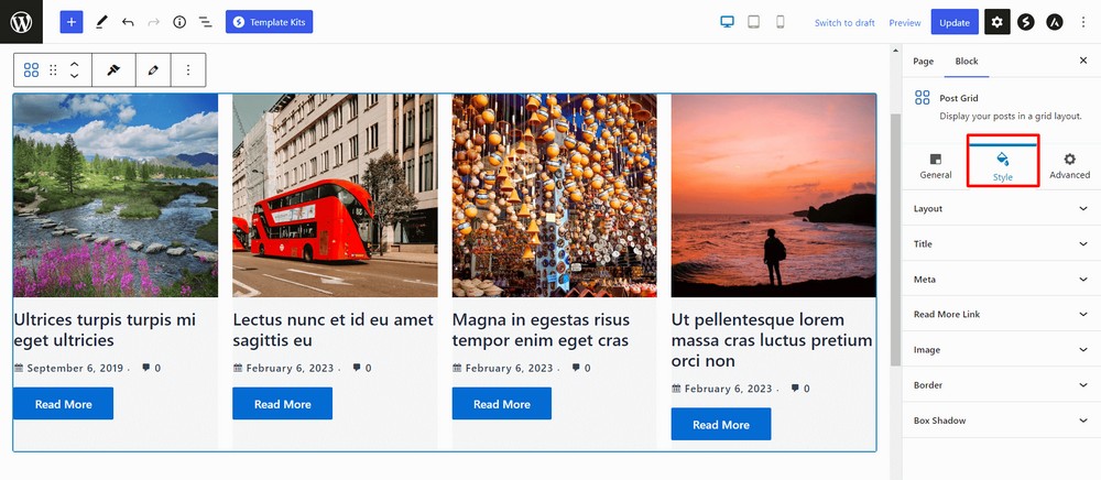 How to create a custom WordPress archive page - An easy to follow guide Post grid style options