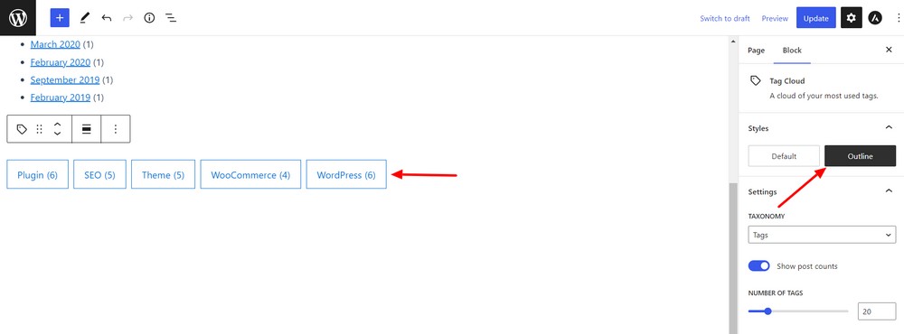 How to create a custom WordPress archive page - An easy to follow guide Set outline tag design