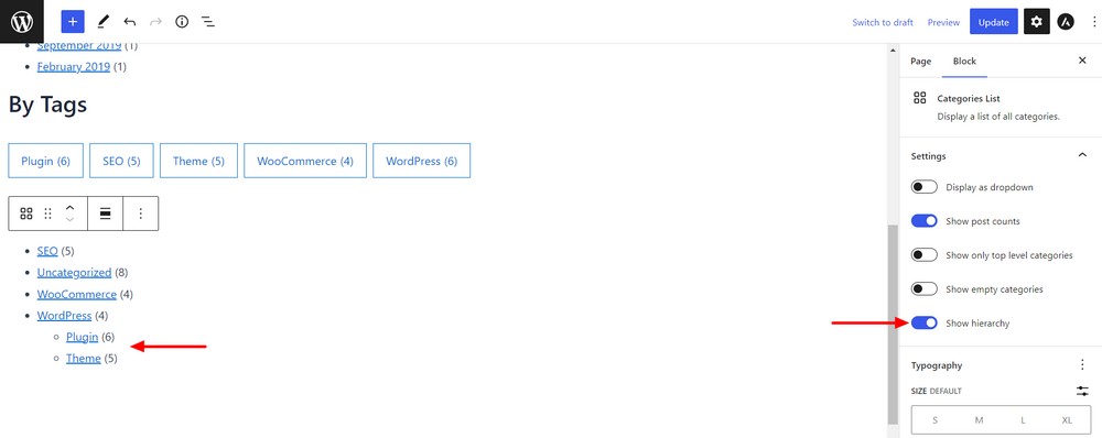 How to create a custom WordPress archive page - An easy to follow guide Show hierarchy