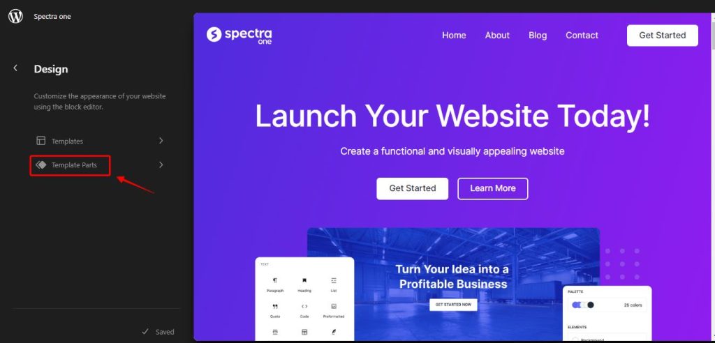 Customizing Block Styles in Spectra One Theme Spectra One Templates Parts 1024x492