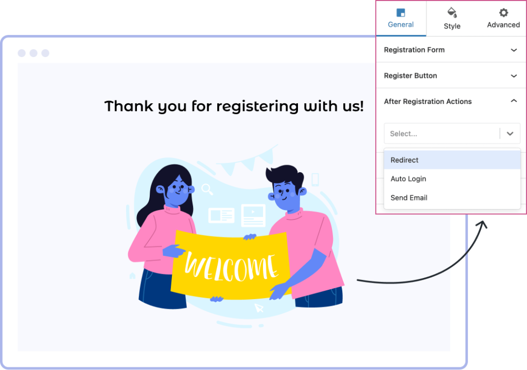 Freedom To Decide the Post-Registrationn Experience