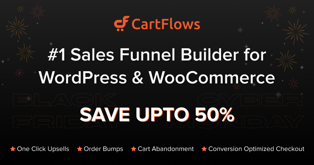 CartFlows - WordPress Black Friday Deals