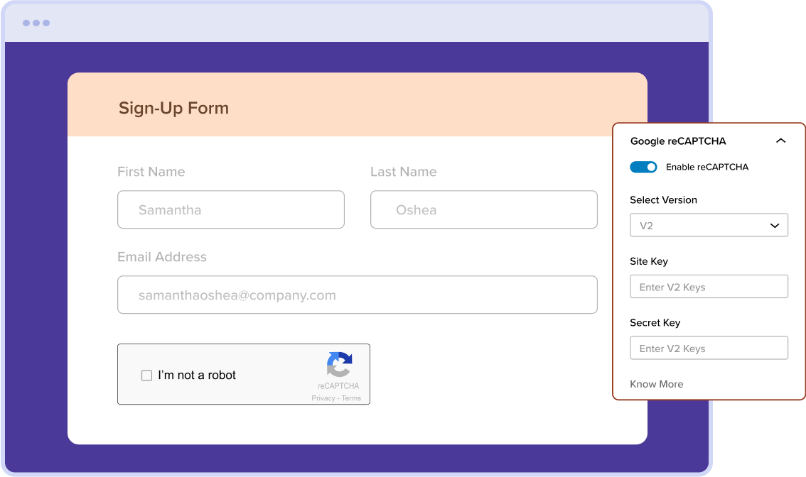 Forms Legacy Secured Forms With Recaptcha