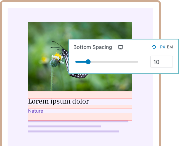 Organized Content Visual
