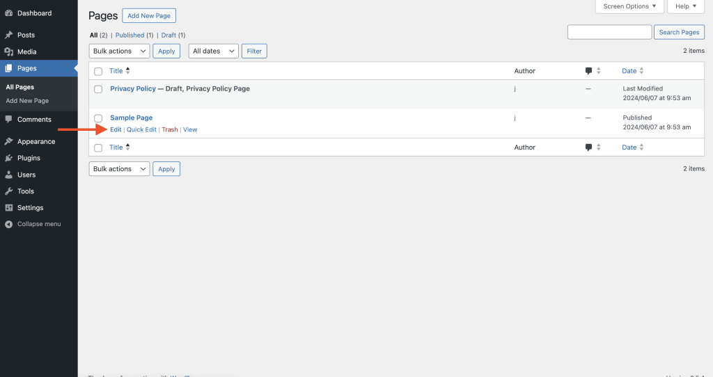 How to Use Sidebar for Page and Post edit the page