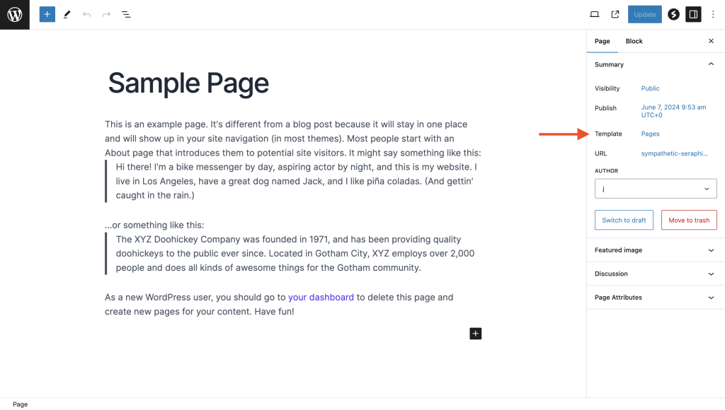 How to Use Sidebar for Page and Post Template