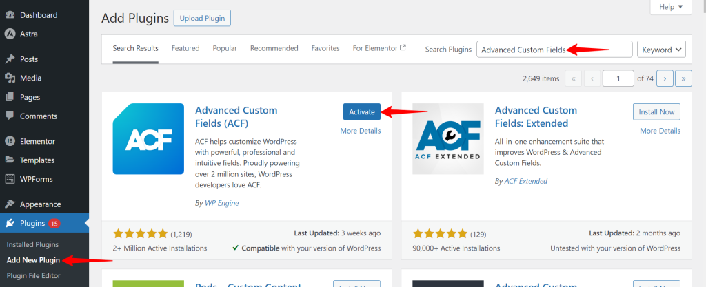 Create a Custom Post Type Archive Template Using ACF Spectra One Theme Acf 1024x417