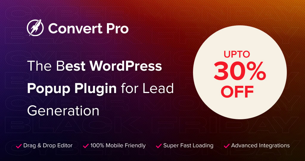 Convert Pro Sale Banner