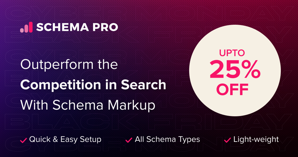 Schema Pro BFCM Offer
