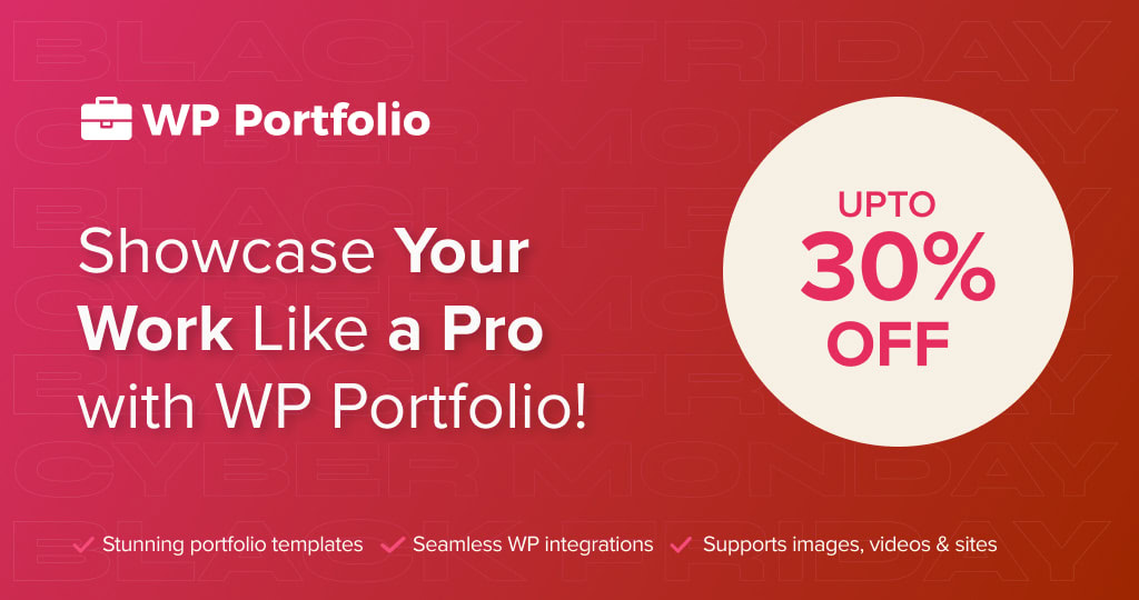 WP Portfolio Sale Banner