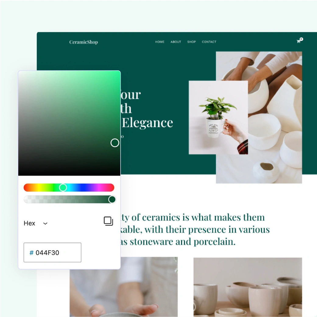 Customize Every Block Visually Customize Every Block Visually