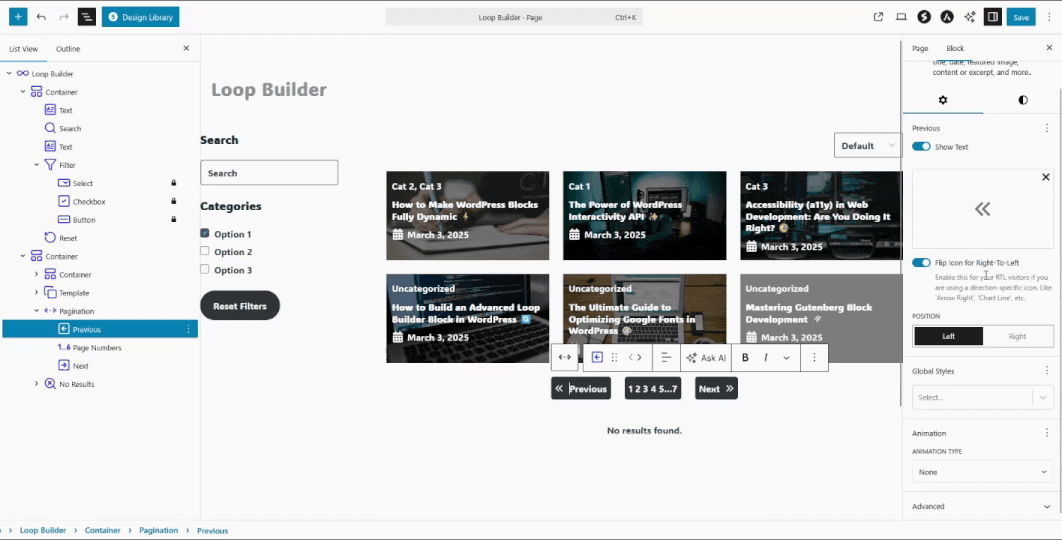 Loop Builder 68747470733a2f2f7770737065637472612e636f6d2f77702d636f6e74656e742f75706c6f6164732f323032342f31322f706167696e6174696f6e2d626c6f636b2d73657474696e67732e676966