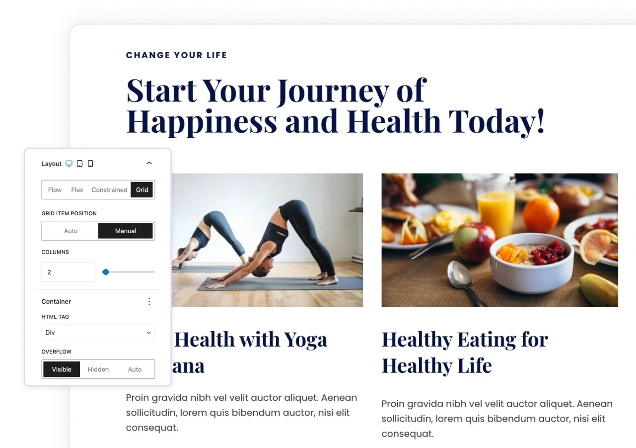 Flexible Layouts Flexible Layouts