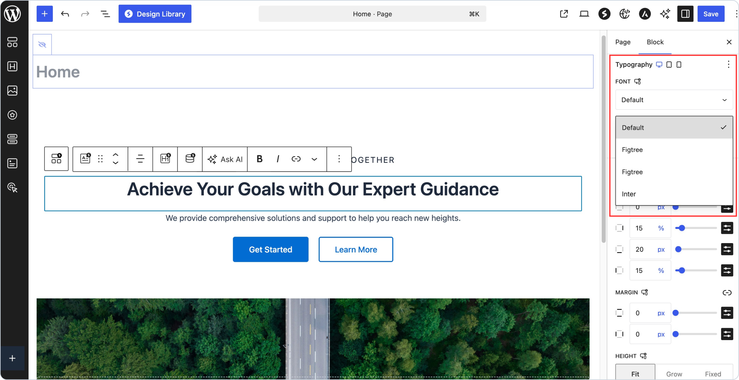 Font Management google fonts