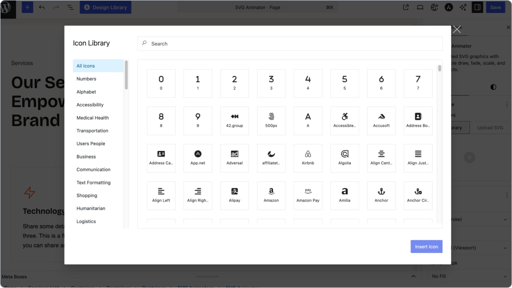 icon library