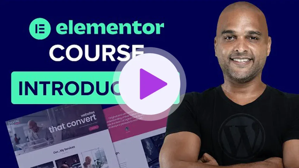 create a website using elementor