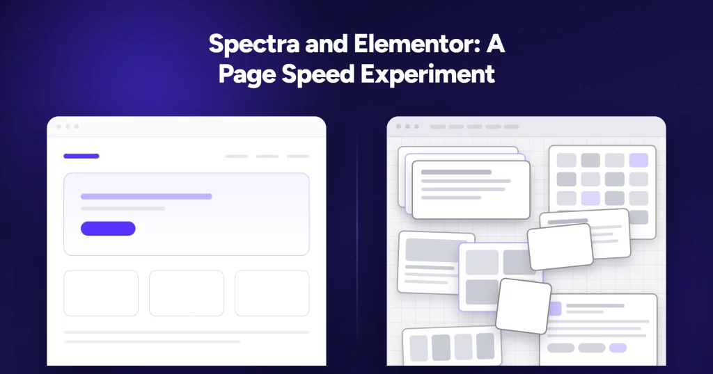 spectra and elementor speed experiment