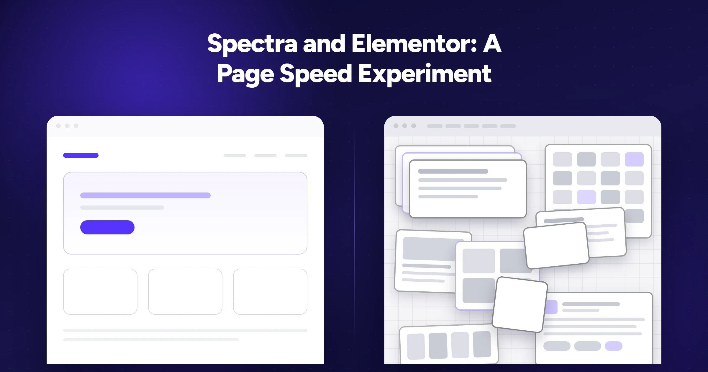Is Spectra Really Lighter Than Elementor? We Put It to the Test. spectra and elementor speed experiment